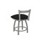 Holland Bar Stool Co 18" Low Back Swivel Vanity Stool, Nickel Finish, Canter Espresso Seat 82118AN003 - alternate 4